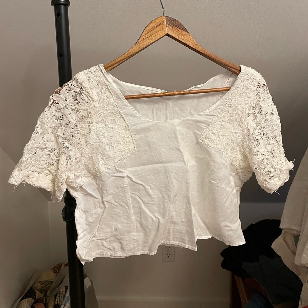 Vintage Lace Crop Top
